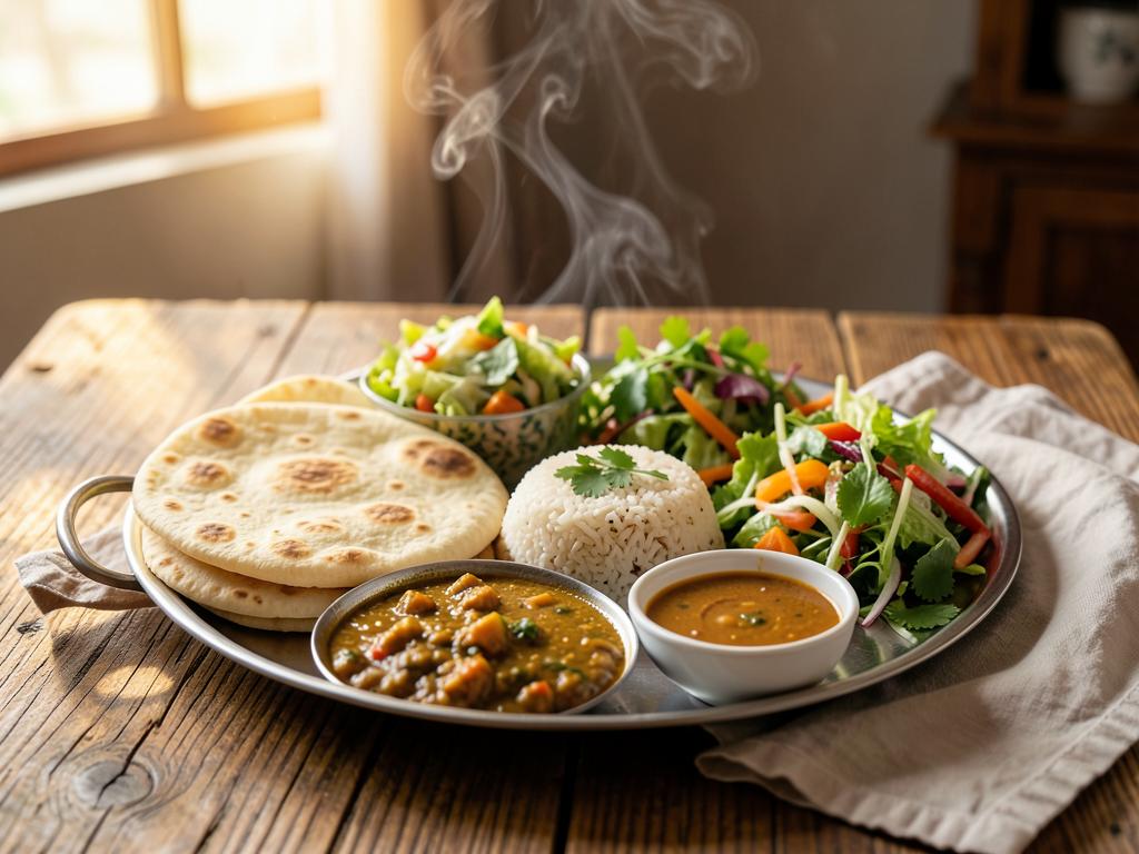 गरमा-गरम घर की थाली